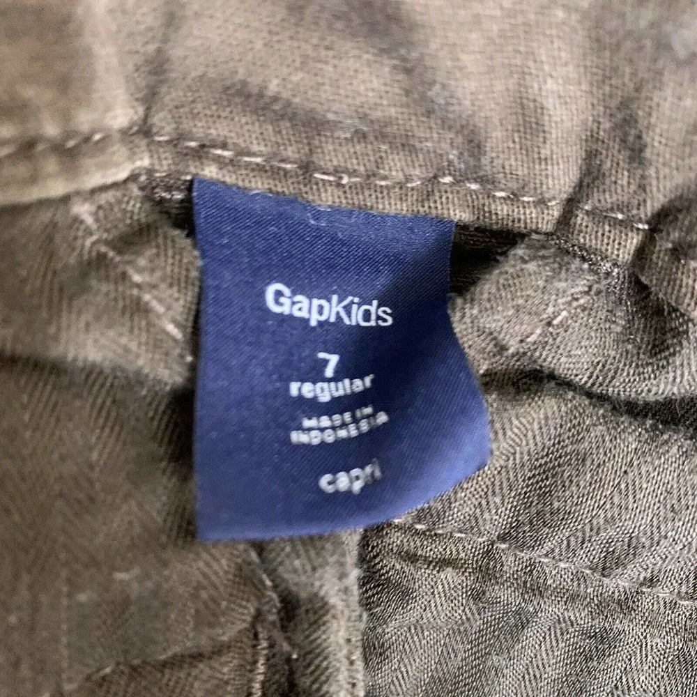 Gap Kids Brown Roll Cuff Ankle Pant Size‎ 7